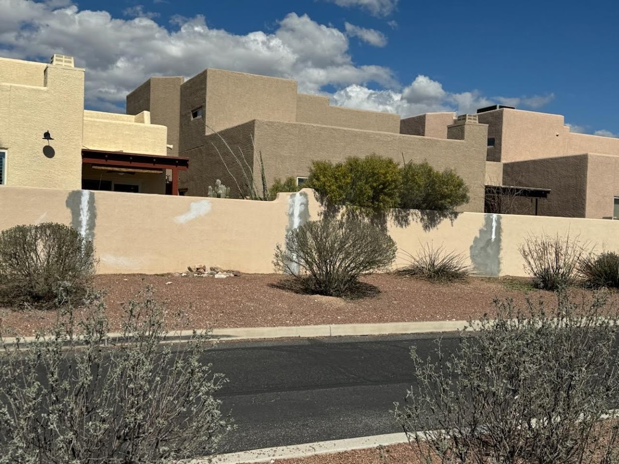 Completed exterior painting project — Tucson AZ
